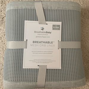 Pottery Barn Kids x BreathableBaby Mesh Crib Liner